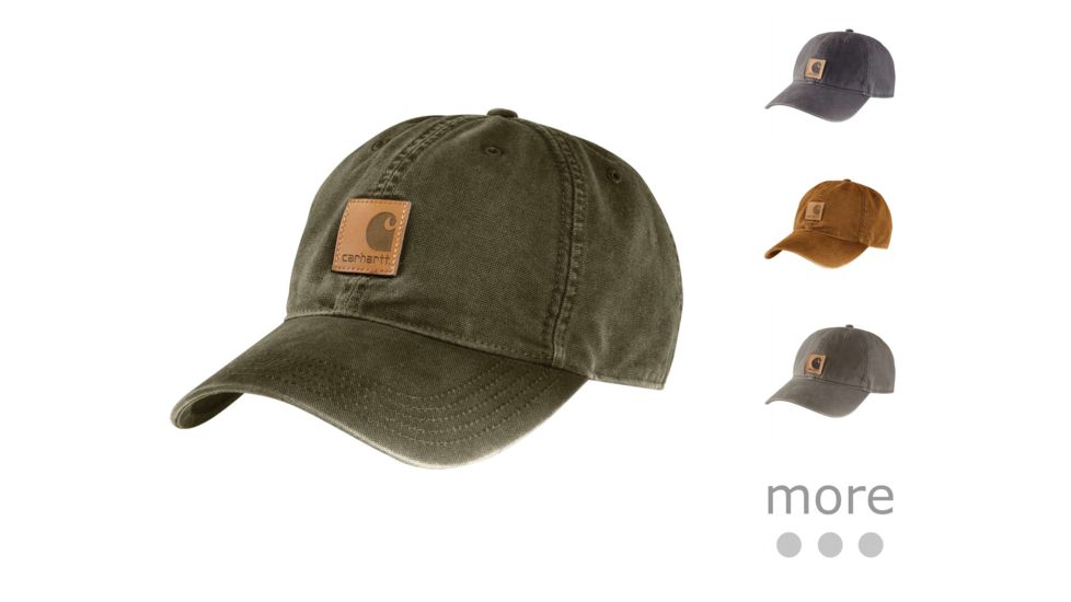 Carhartt Odessa Cap Cotton Sandstone - Mens, Army Green, Black, Carhartt Brown, Driftwood, Duck Green, Navy