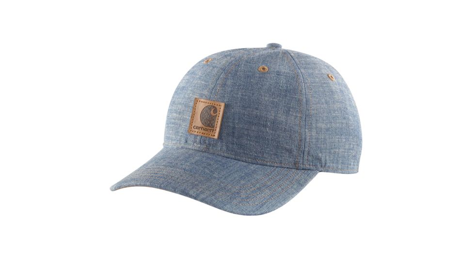Carhartt Odessa Chambray Cap for Womens, Light Indigo, One Size Fits All 102641-431-OFA