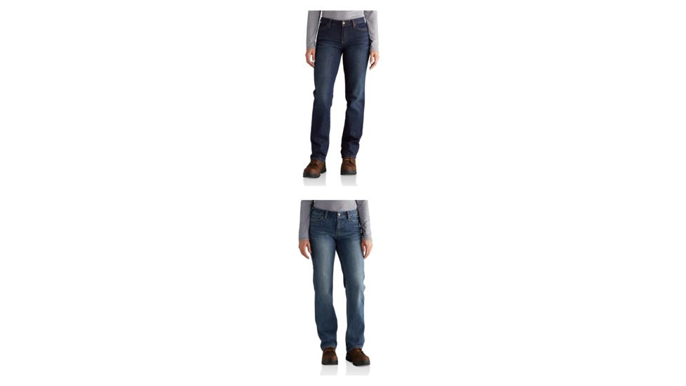 Carhartt Original Fit Blaine Jean-Women's, Bluestone, Stonework