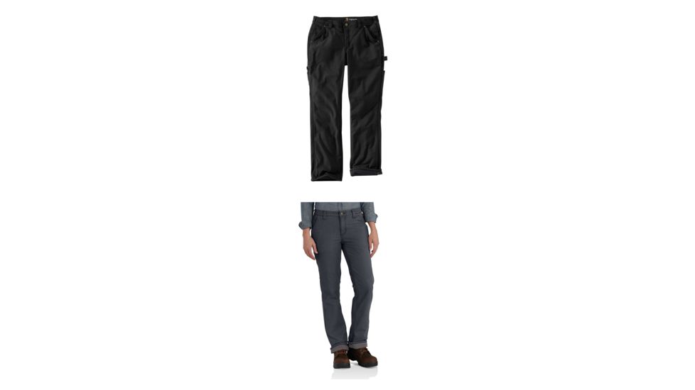 Carhartt Original Fit Crawford Flce Lined Pant - Women's, Black, Coal