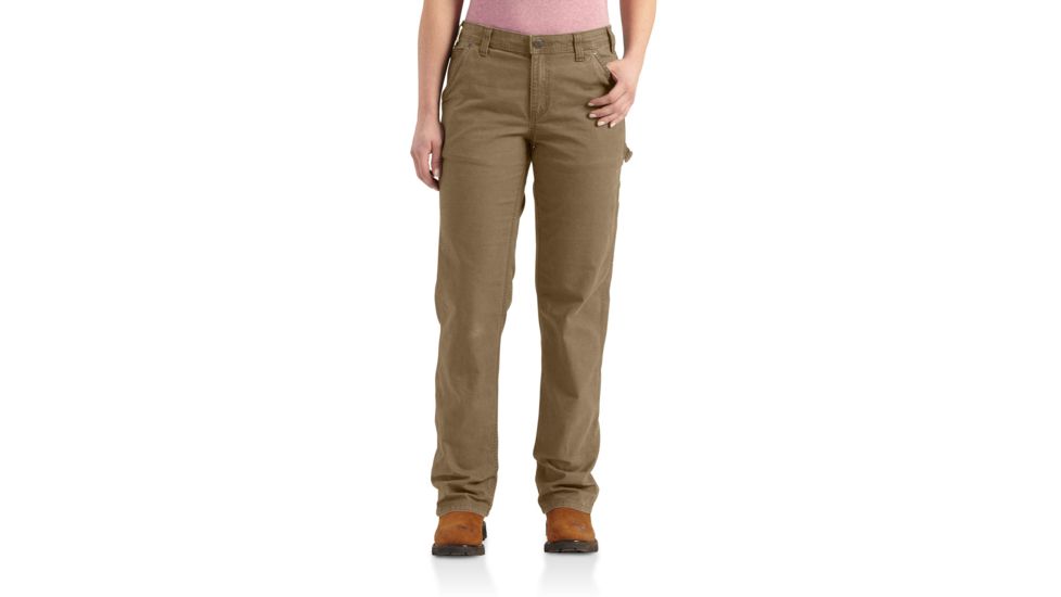 Carhartt Original Fit Crawford Pant for Womens, Yukon, 14/Regular 102080-257-REG-14