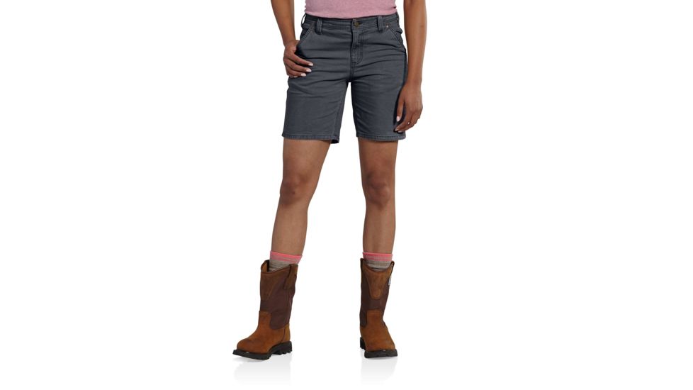 Carhartt Original Fit Crawford Short for Womens, Coal, 12 102094-011-12