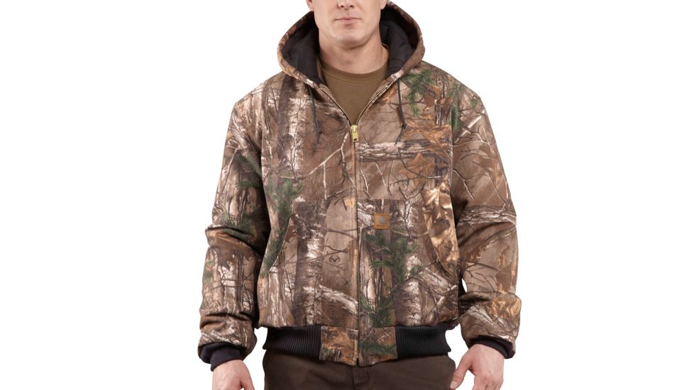 Carhartt QFL Camo Active Jacket for Mens, Realtree Xtra, Extra Large/Regular J221-977-REG-XLG