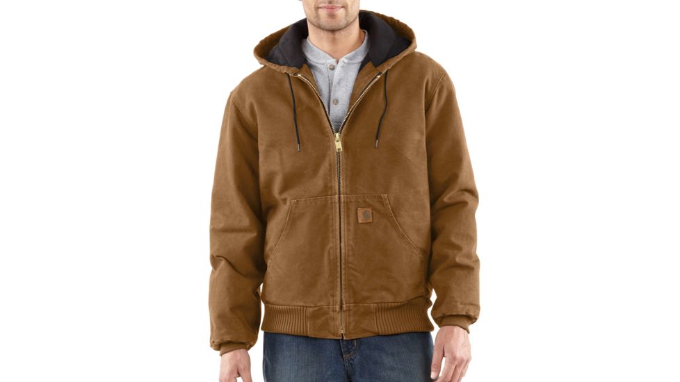 Carhartt QFL Sandstone Active Jacket for Mens, Carhartt Brown, 2XL/Regular J130-211-REG-XXL