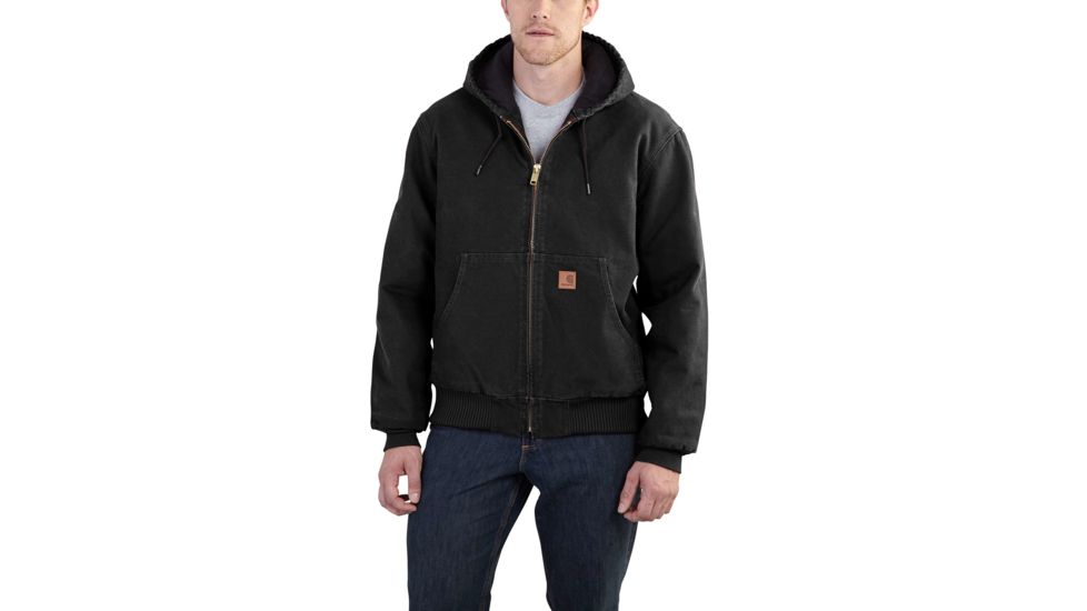Carhartt QFL Sandstone Active Jacket for Mens, Black, 3XL/Regular J130-BLK-REG-3XL