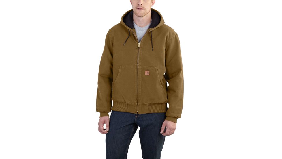 Carhartt QFL Sandstone Active Jacket for Mens, Frontier Brown, Extra Large/Tall J130-FRB-TLL-XLG