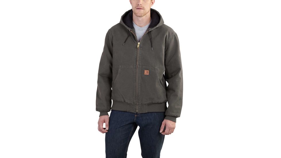 Carhartt QFL Sandstone Active Jacket for Mens, Gravel, 3XL/Regular J130-GVL-REG-3XL