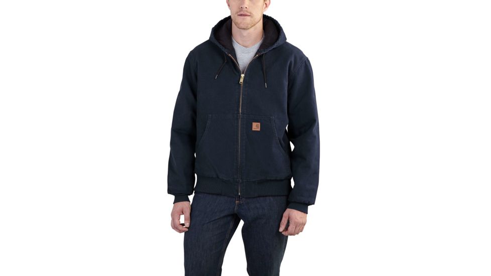 Carhartt QFL Sandstone Active Jacket for Mens, Midnight, Small/Regular J130-MDT-REG-SML