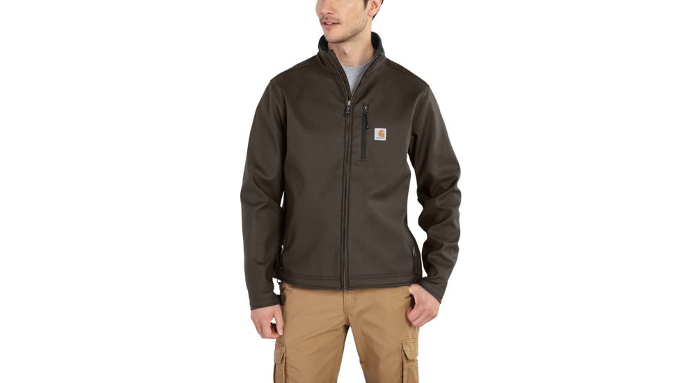 Carhartt Quick Duck Pineville Jacket for Mens, Dark Coffee, Small/Regular 100724-909-REG-S