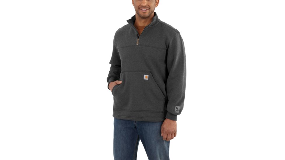 Carhartt Rain Defender Paxton HQuarter Zip Sweatshirt for Mens, Carbon Heather, Medium/Regular 102277-026-REG-M
