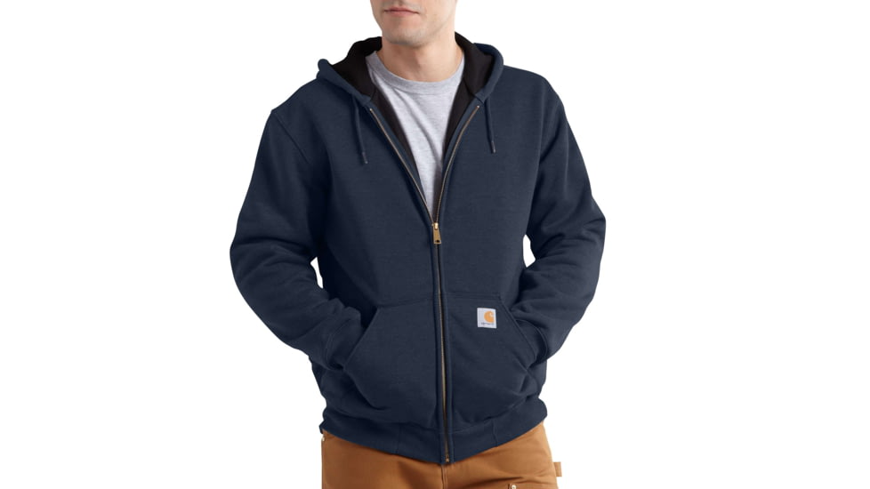Carhartt RD Rutland Thrml Lnd Hdd Zfnt Swtsh-Mens, New Navy, 4XLarge, Tall, 100632-472-TLL-4XL