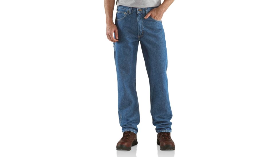 Carhartt Relaxed Fit Carpenter Jean for Mens, Darkstone, 34/36 B171-DST-36-34