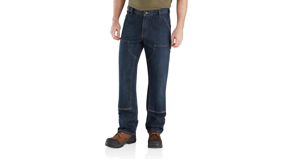 Carhartt Relaxed Fit Holter Double Front Dungaree-Mens, Blue Ridge, 38-34, 103328-966-34-38