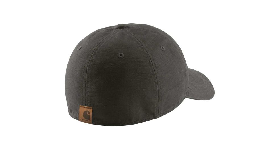 Carhartt Rigby Stretch Fit Leatherette Patch Cap - Mens, Peat, Large-Extra Large, 103534-306-L-XL-