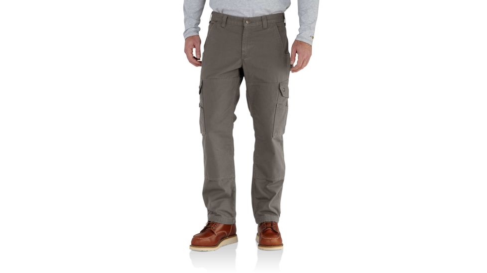 Carhartt Ripstop Cargo Work Pant Flannel Lined for Mens, Gravel, 30/30 102287-039-30-30