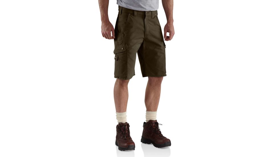 Carhartt Ripstop Cargo Work Short for Mens, Dark Coffee, 40 B357-DFE-40