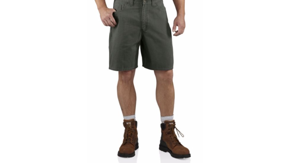 Ripstop Cell Phone Short - Mens-Moss-8.5 in-31 Waist