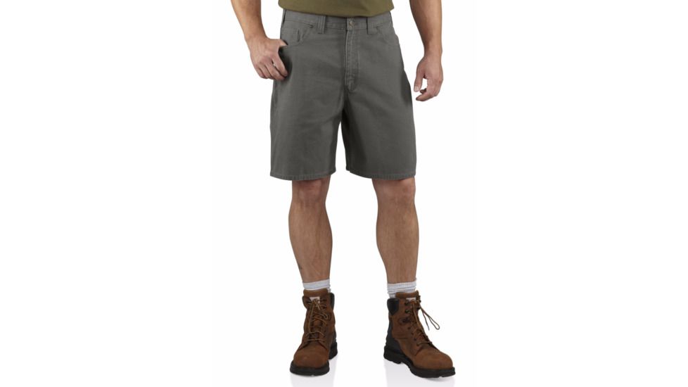 Ripstop Cell Phone Short - Mens-Gravel-8.5 in-40 Waist