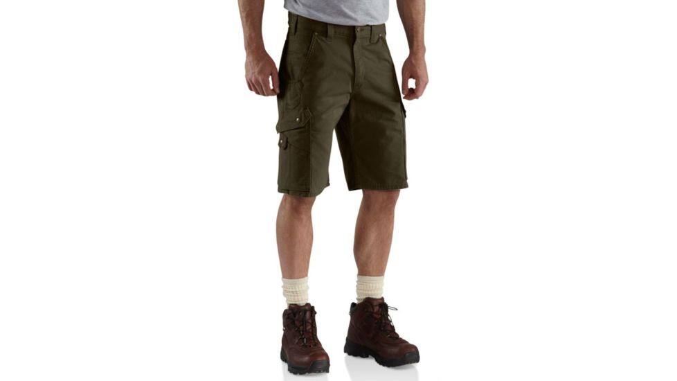 Carhartt Ripstop Work Short - Mens-Dark Coffee-30 Waist