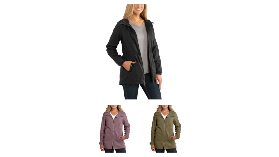 Carhartt Rockford Jacket - Women's, Black, Lavender Shadow, Military Olive