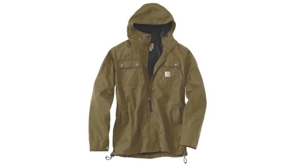 Carhartt Rockford Rain Defender Jacket - Mens, Military Olive, Small-Regular, 100247-396-S-REG