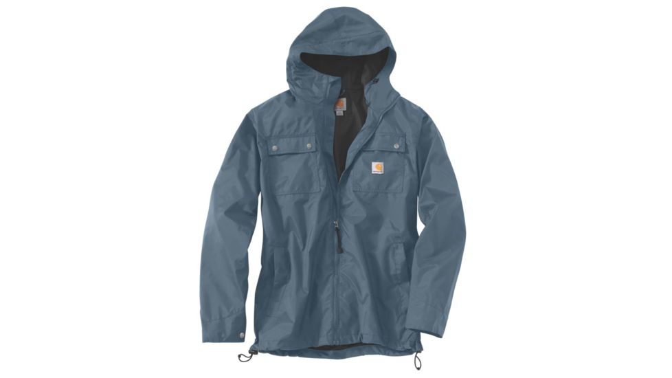 Carhartt Rockford Rain Defender Jacket - Mens, Steel, Medium-Regular, 100247-075-M-REG
