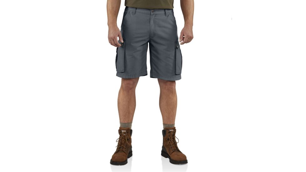 Carhartt Rugged Cargo Short Relaxed Fit - Mens, Bluestone, 50 Waist 100277-470-50