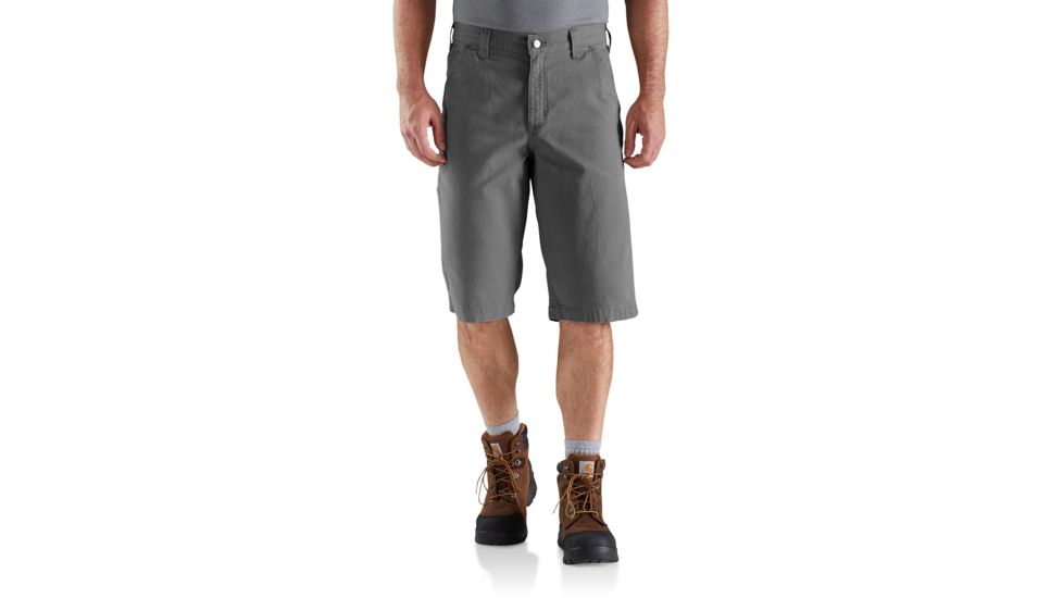 Carhartt Rugged Flex 13 Inch Rigby Short - Mens, Gravel, 46 Waist 103110-039-46