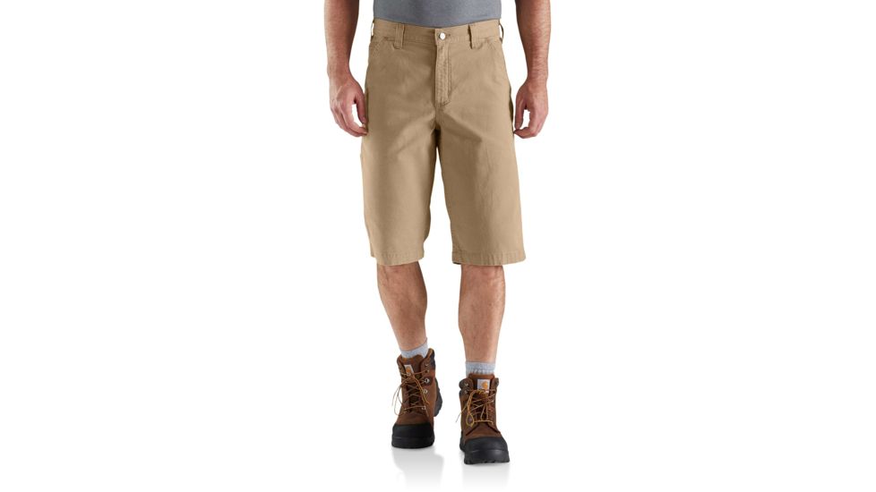 Carhartt Rugged Flex 13 Inch Rigby Short - Mens, Dark Khaki, 46 Waist 103110-253-46