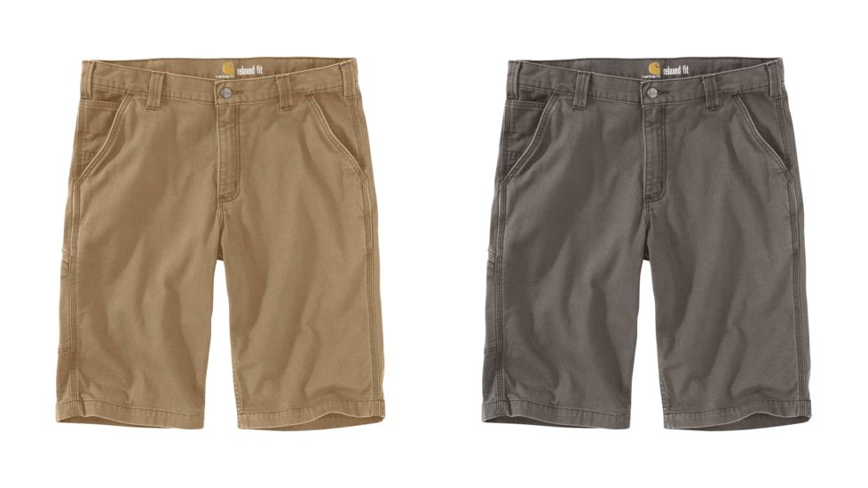Carhartt Rugged Flex 13 Inch Rigby Short - Men's, Dark Khaki, Gravel