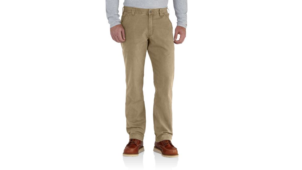 Carhartt Rugged Flex Rigby Dungaree for Mens, Dark Khaki, 33/36 102291-253-36-33