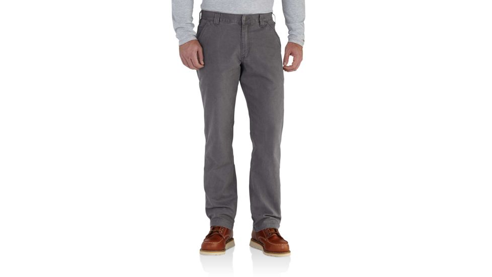 Carhartt Rugged Flex Rigby Dungaree - Mens, Gravel, 35 Waist, 32 Inseam 102291-039-32-35