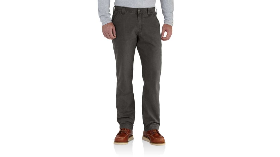Carhartt Rugged Flex Rigby Dungaree-Men's, Peat, 28-32, 102291-306-32-28
