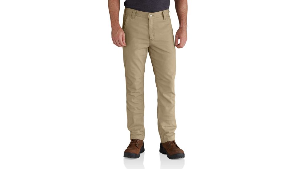Carhartt Rugged Flex Rigby Straight Fit Pant for Mens, Dark Khaki, 40/30 102821-253-30-40
