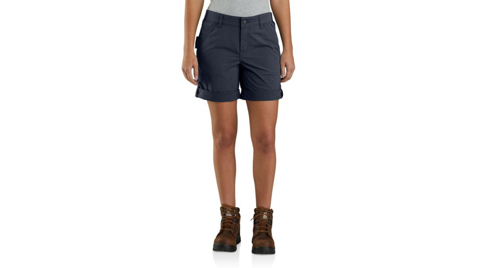 Carhartt Rugged Flex Ripstop Five-Pocket Short - Womens, Navy, 6, 104213-NVY-6