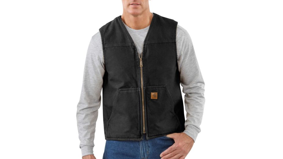 Carhartt Rugged Vest for Mens, Black, Large/Tall V26-BLK-TLL-LRG