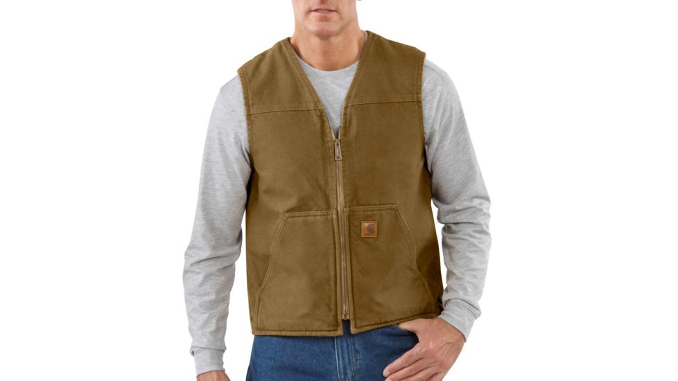 Carhartt Rugged Vest for Mens, Frontier Brown, 2XL/Regular V26-FRB-REG-XXL