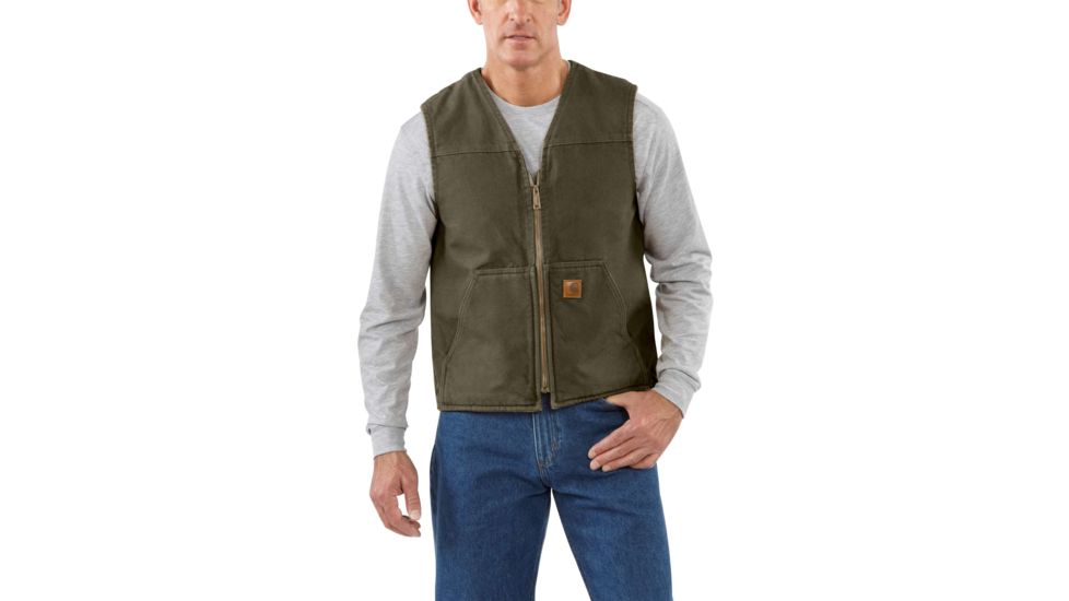 Carhartt Rugged Vest for Mens, Moss, 2XL/Regular V26-MOS-REG-XXL