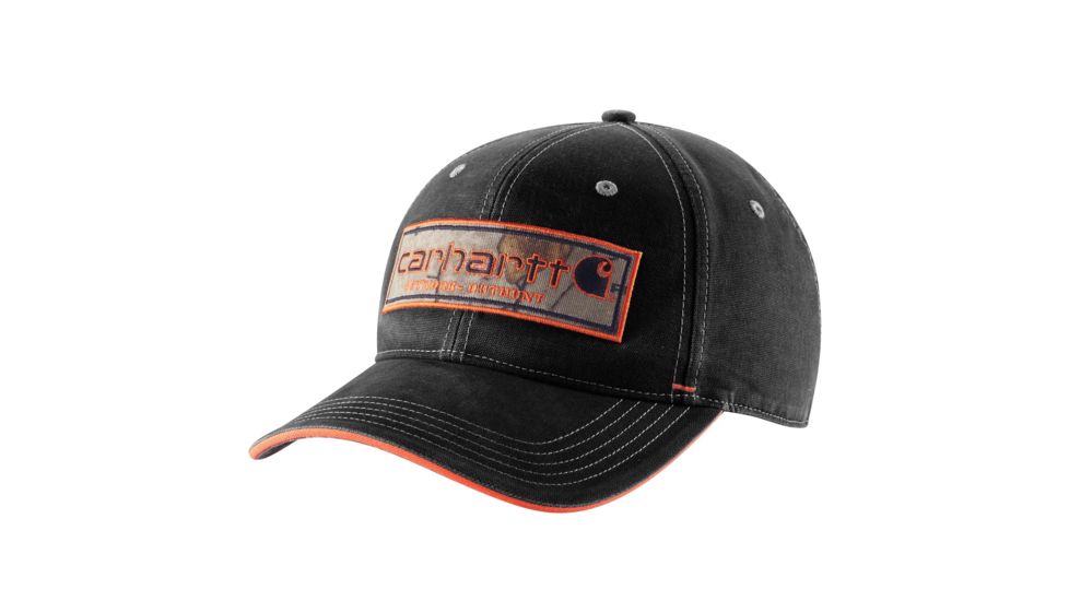 Carhartt Runnels Cap for Mens, Black, One Size Fits All 102713-001-OFA