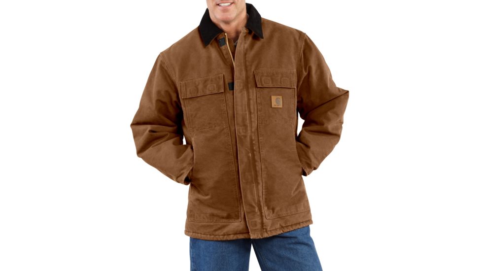 Carhartt Sandstone Traditional Coat - Mens-Carhartt Brown-X-Large