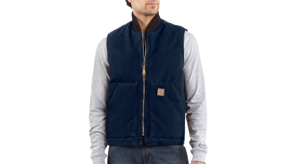 Carhartt Sandstone Vest Arctic Quilt Lined-Mens, Midnight, 3XLarge, Tall, V02-MDT-TLL-3XL