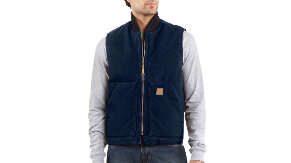 Carhartt Sandstone Vest for Mens, Midnight, 2XL/Regular V02-MDT-REG-XXL