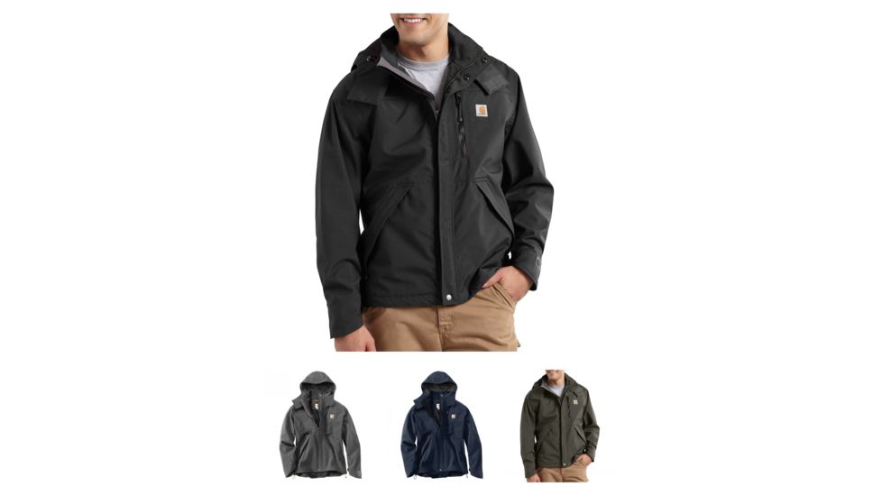 Carhartt Shoreline Jacket - Men's, Black, Gravel, Navy, Olive