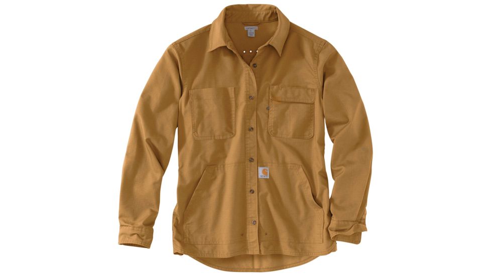 Carhartt Smithville Shirt - Womens, Carhartt Brown, M-REG 103083-211-REG-M