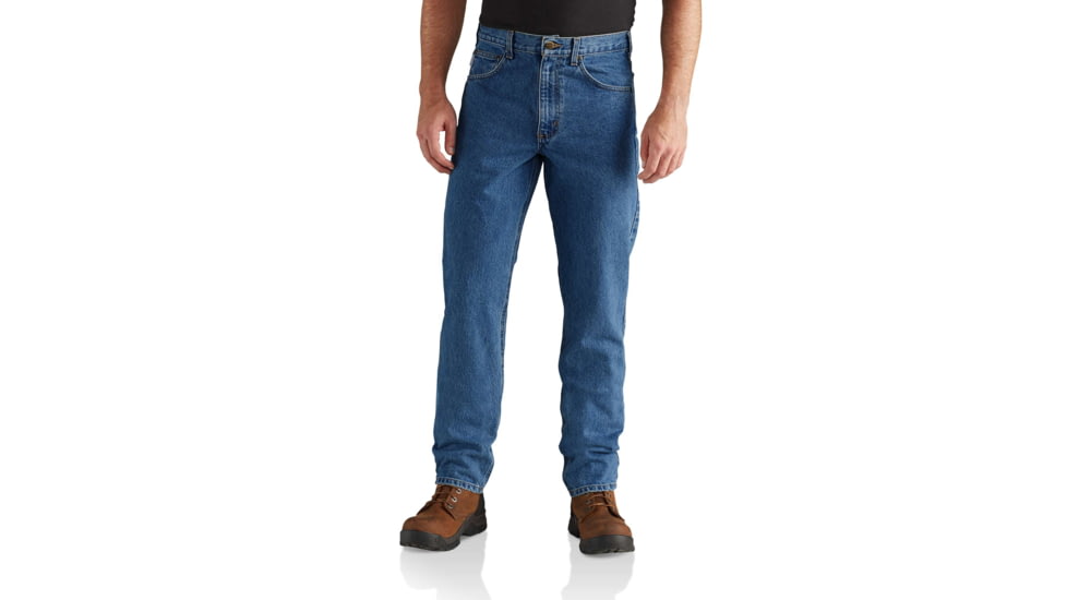 Carhartt Straight Trd Fit Tapered Leg Jean-Mens, Darkstone, 28-30, B18-DST-30-28