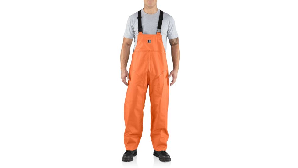 Carhartt Surrey Bib Overall for Mens, Orange, Large/Regular 100101-800-REG-L
