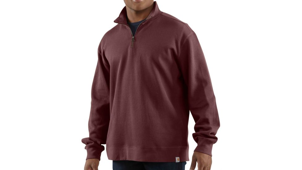 Carhartt Sweater Knit Quarter Zip - Mens-Port-Large