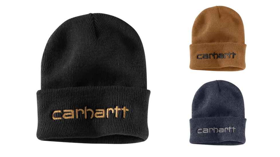 Carhartt Teller Hat - Men's, Black, Carhartt Brown, Coal Heather