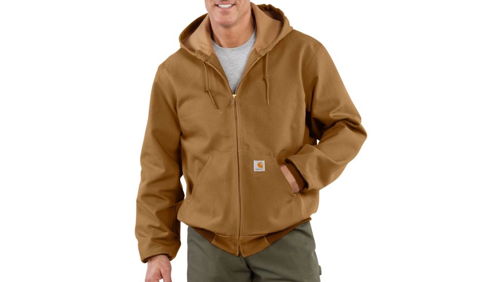 Carhartt Duck Thermal-Lined Active Jacket - Men's, Carhartt Brown, 6XL, Regular, J131-BRN-REG-6XL