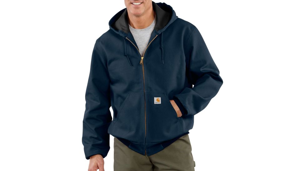 Carhartt Duck Thermal-Lined Active Jacket - Men's, Dark Navy, Large, Regular, J131-DNY-REG-LRG